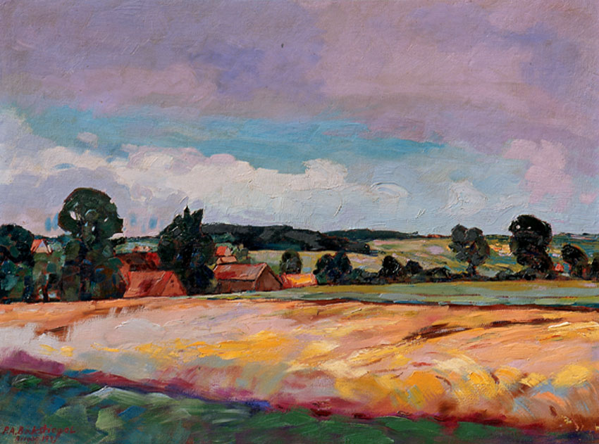 Peter August Böckstiegel: Landschaft, 1943